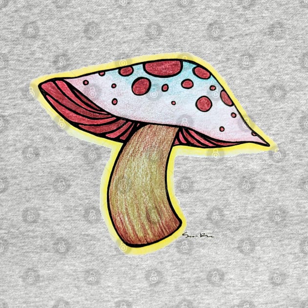 Spotted Mushroom by Skye Rain Art by Skye Rain Art